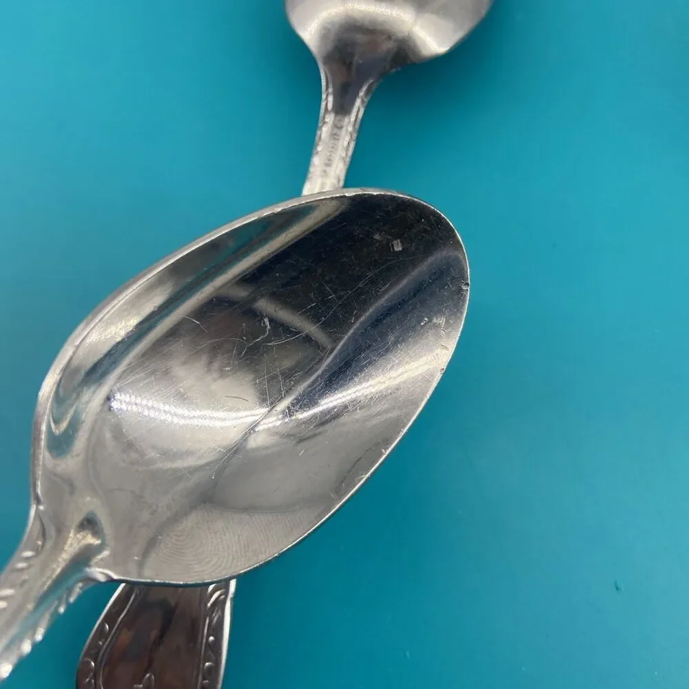 4 Reed & Barton Select LOUIS PHILLIPE Stainless Tea Spoons 6 3/8